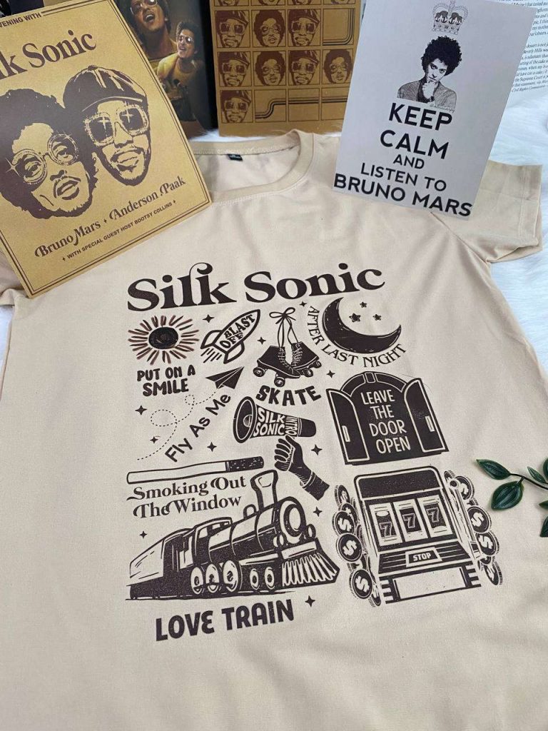 Silk Sonic Album Shirt By Bruno Mars: An Evening With The Dynamic Duo 6