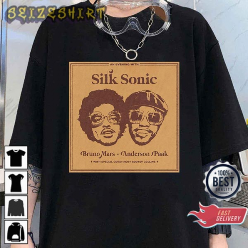 Vintage Silk Sonic Shirt: Bruno Mars An Evening – Stylish & Exclusive Merchandise