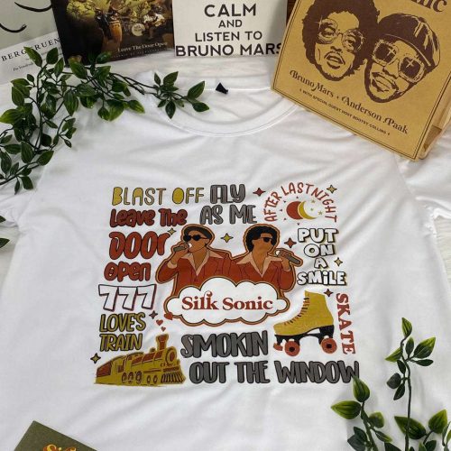 Silk Sonic Album Shirt: Stylish Bruno Mars & Anderson Paak Merchandise