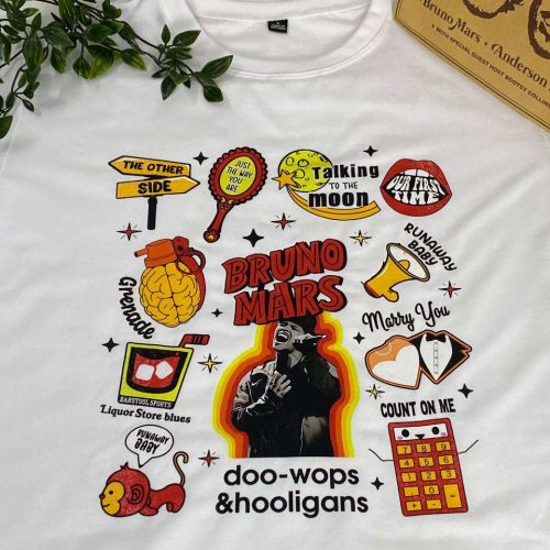 Doo-Wops & Hooligans Album Shirt: Get Your Bruno Mars Merch Shirt Now!