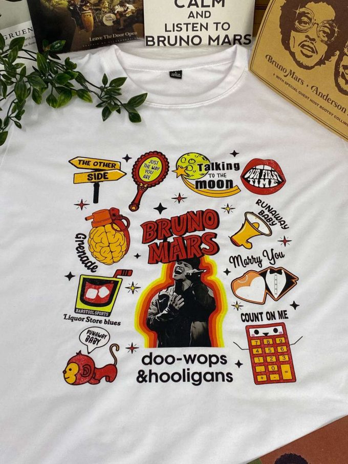 Doo-Wops &Amp; Hooligans Album Shirt: Get Your Bruno Mars Merch Shirt Now! 2