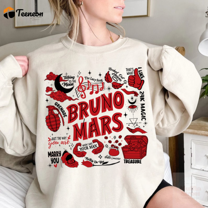 Exclusive Bruno Mars Shirt: Official Merchandise For Ultimate Fans! 1