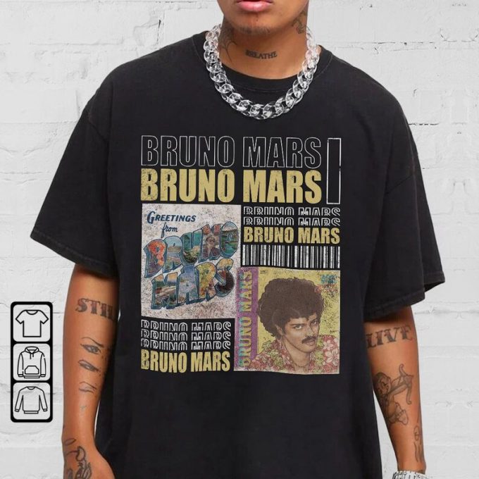 Bruno Mars Hip Hop 90S Retro Vintage Shirt: Stylish &Amp; Trendy Music Merchandise 2