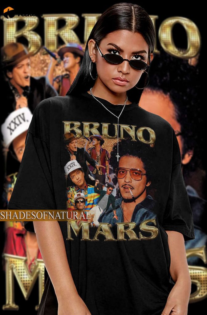 Exclusive Bruno Mars Music Tour 2023 T-Shirt - Limited Edition Merchandise! 3