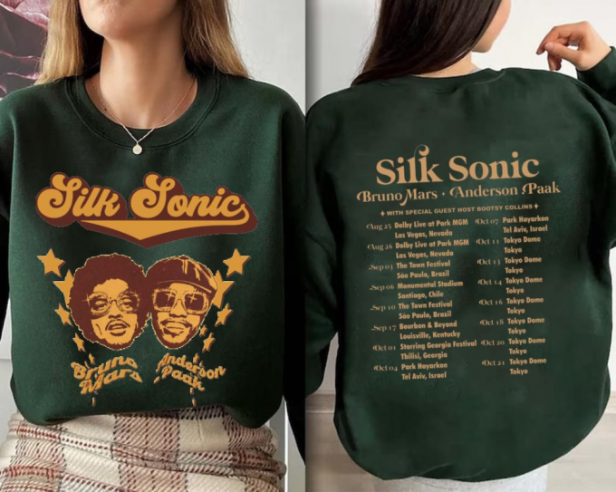 Silk Sonic Album Shirt By Bruno Mars: Stylish Merchandise For Fans 2