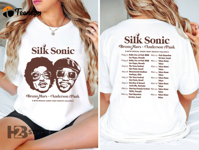 Shop The Exclusive Bruno Mars Silk Sonic Vintage Shirt - Retro Style With A Modern Twist! 1