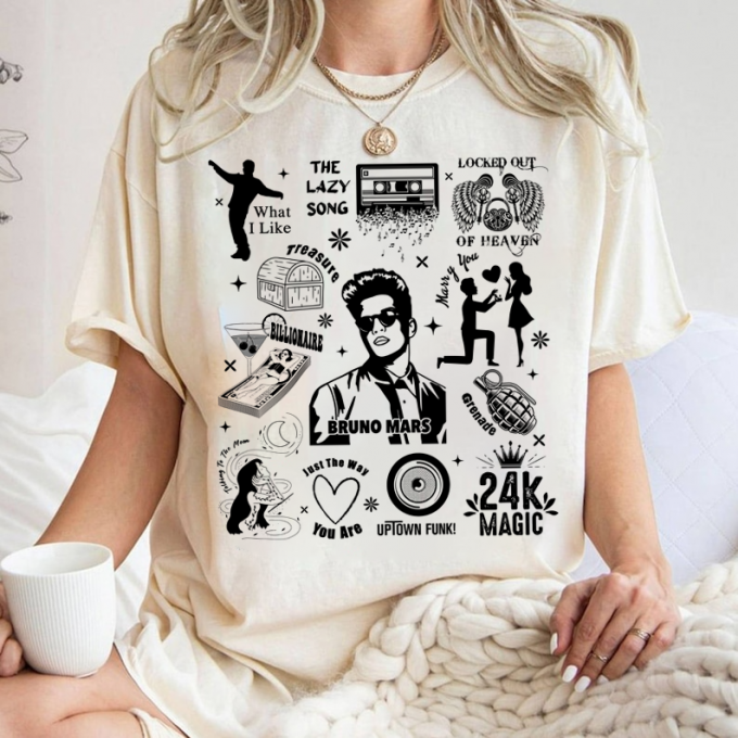 Exclusive Bruno Mars Songs Tracklist Shirt: Unleash Your Style With Iconic Bruno Mars Shirt 3