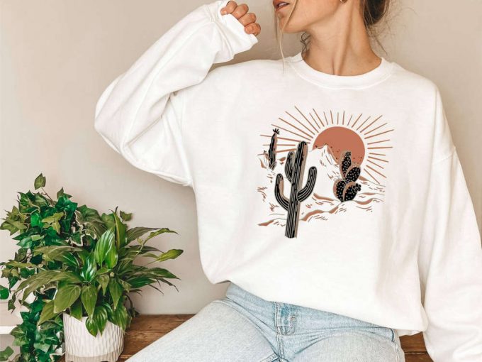 Cactus Plant T-Shirt: Sun Shirt For Adventurous Travelers Perfect Vacation &Amp; Holiday Gift Trending Summer Tee For Desert Adventures 2