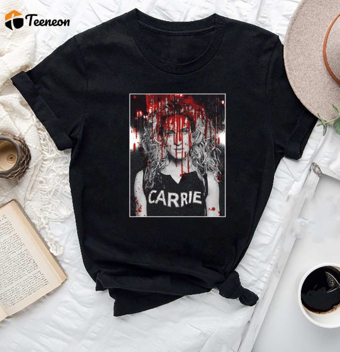 Carrie Horror Movie T-Shirt - Spooky Graphic Tee For Men &Amp;Amp; Women 1