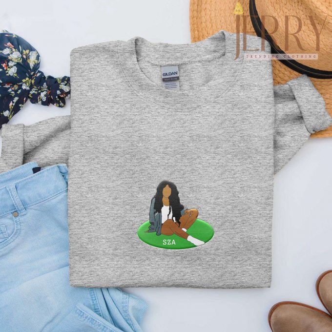 Affordable Ctrl Sza Embroidered Sweatshirt Sza Sos Tour Merchandise 2