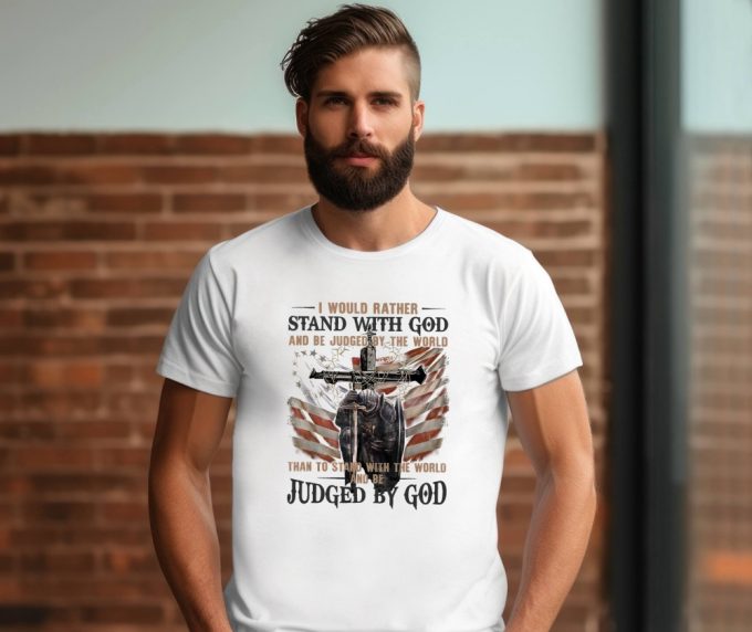 Christian Military Patriotic Shirt - Faithful &Amp; Religious Jesus War Shirt God Blessa! Get Your Activism Shirt Now 2