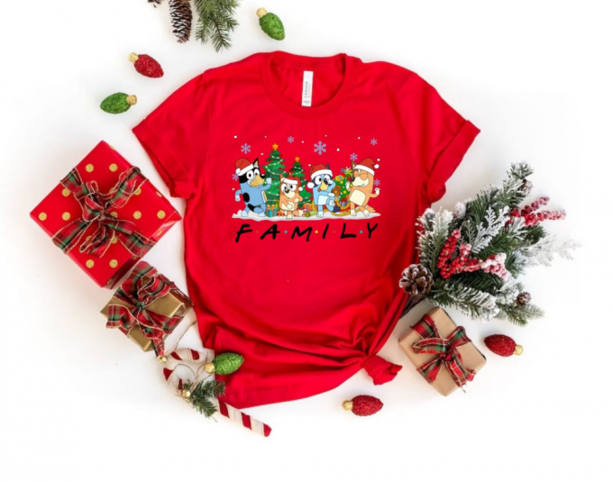 Christmas Bluey Family Shirt: Festive Sweatshirt &Amp; Hoodie For A Memorable Holiday Season 3