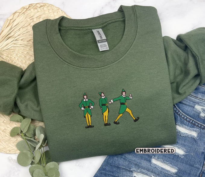 Christmas Elf Embroidered Shirt: Festive Gift For Men &Amp; Women, Gift For Men Women 2