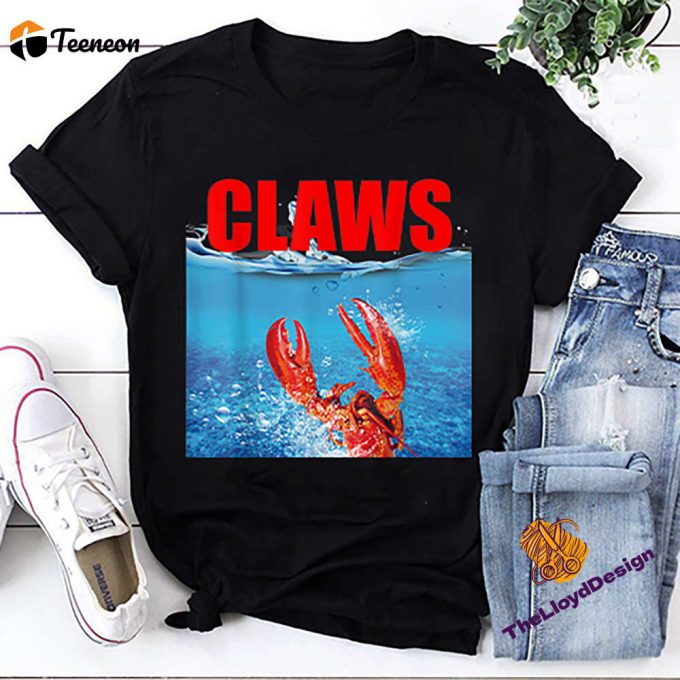 Claws Lobster T-Shirt: Vintage Unisex Gift Shirt For Lobster Lovers 1