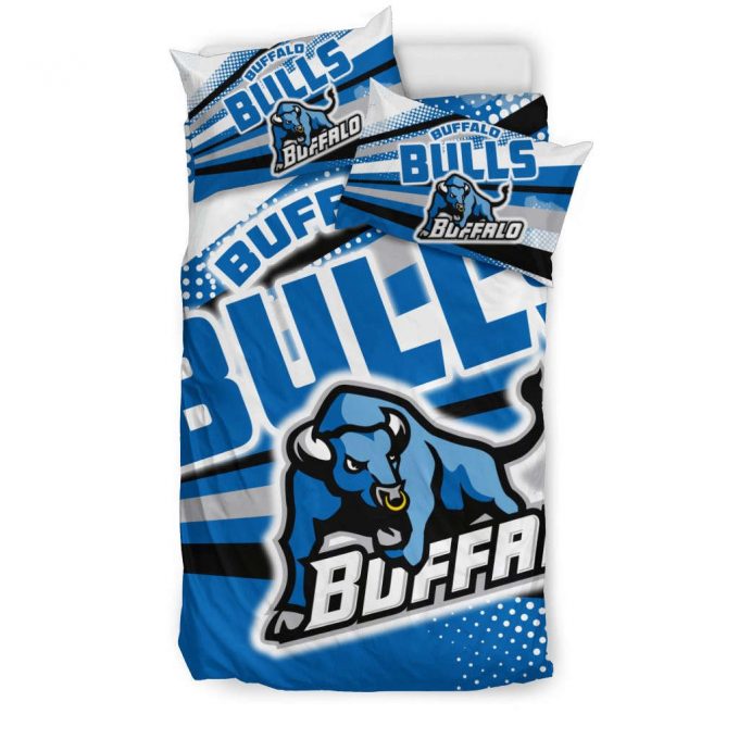 Colorful Shine Buffalo Bulls Bedding Set Gift For Fans - 3Pcs Gift For Fans Duvet Cover &Amp;Amp; Pillow Cases 1