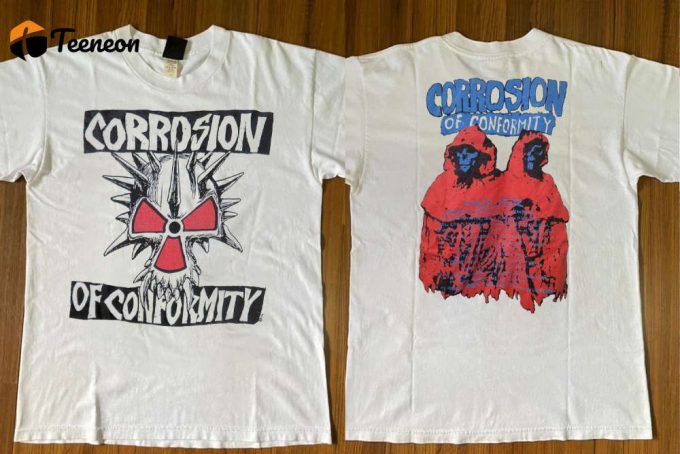 1985 Holier Animosity T-Shirt: Corrosion Of Conformity Heavy Metal Band &Amp;Amp; Rock Music Shirt 1