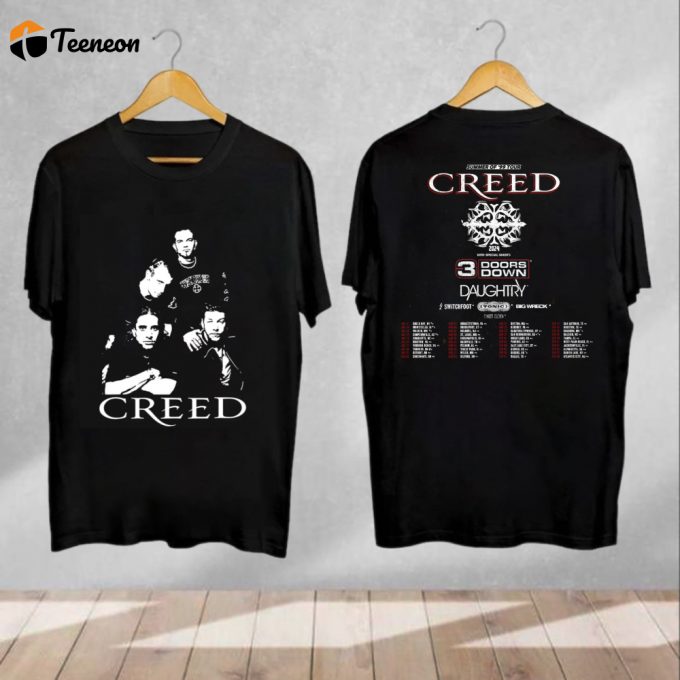 Shop Creed Band Tour Merch &Amp;Amp; Gifts: Summer 99 Tour Shirt &Amp;Amp; 2024 Tour Merch 1