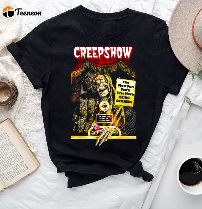 Creepshow T-Shirt: The Most Fun Scared Tee Classic 1982 Tv Series &Amp;Amp; Vintage 1