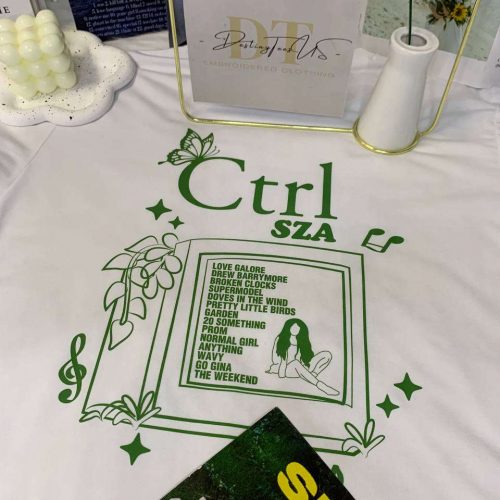 SZA TV Shirt: Ctrl Album Merchandise – Stylish and Exclusive Collection