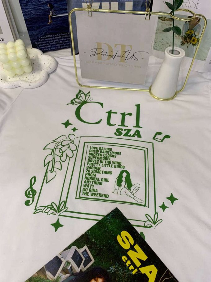 Sza Tv Shirt: Ctrl Album Merchandise - Stylish And Exclusive Collection 2