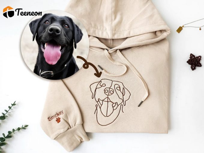 Custom Embroidered Dog Hoodie – Personalized Pet Sweatshirt &Amp;Amp; Unisex Hoodie Perfect Gifts For Dog Lovers