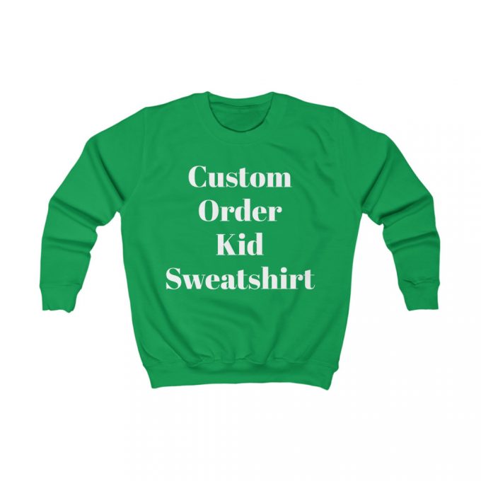 Personalized Kid Hoodie: Custom Order Sweatshirt For Stylish Comfort 2