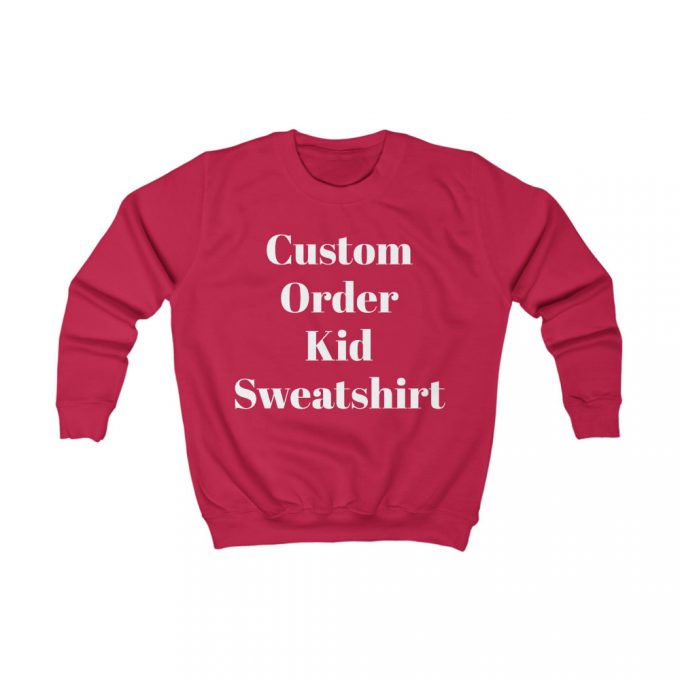 Personalized Kid Hoodie: Custom Order Sweatshirt For Stylish Comfort 3