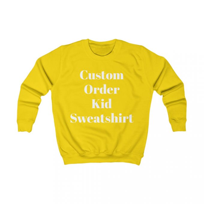 Personalized Kid Hoodie: Custom Order Sweatshirt For Trendy Comfort 2