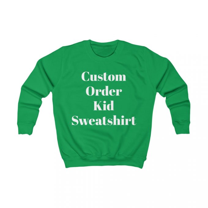 Personalized Kid Hoodie: Custom Order Sweatshirt For Trendy Comfort 3