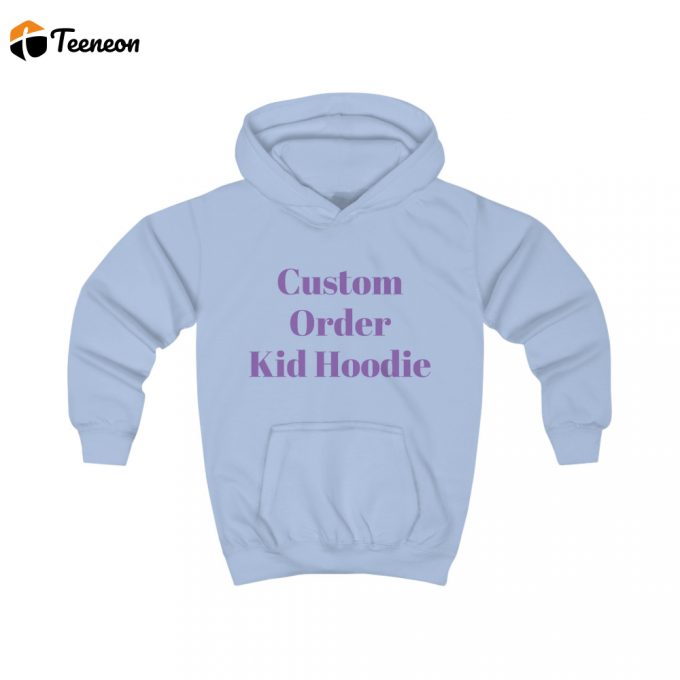 Personalized Kid Hoodie: Custom Order Sweatshirt For Stylish Comfort 1