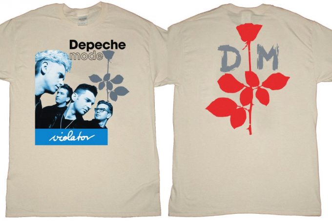 Vintage Depeche Mode Violator Tour 1990 T-Shirt: 90S Rock Band Tee 2