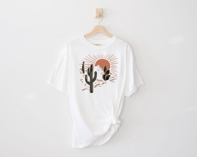 Desert Life T-Shirt: Explore The Wild West With Our Cactus Shirt! Perfect Travel &Amp; Nature Lover Gift From Arizona Featuring Cactus Plants Gift For Her - Shop Now! 2