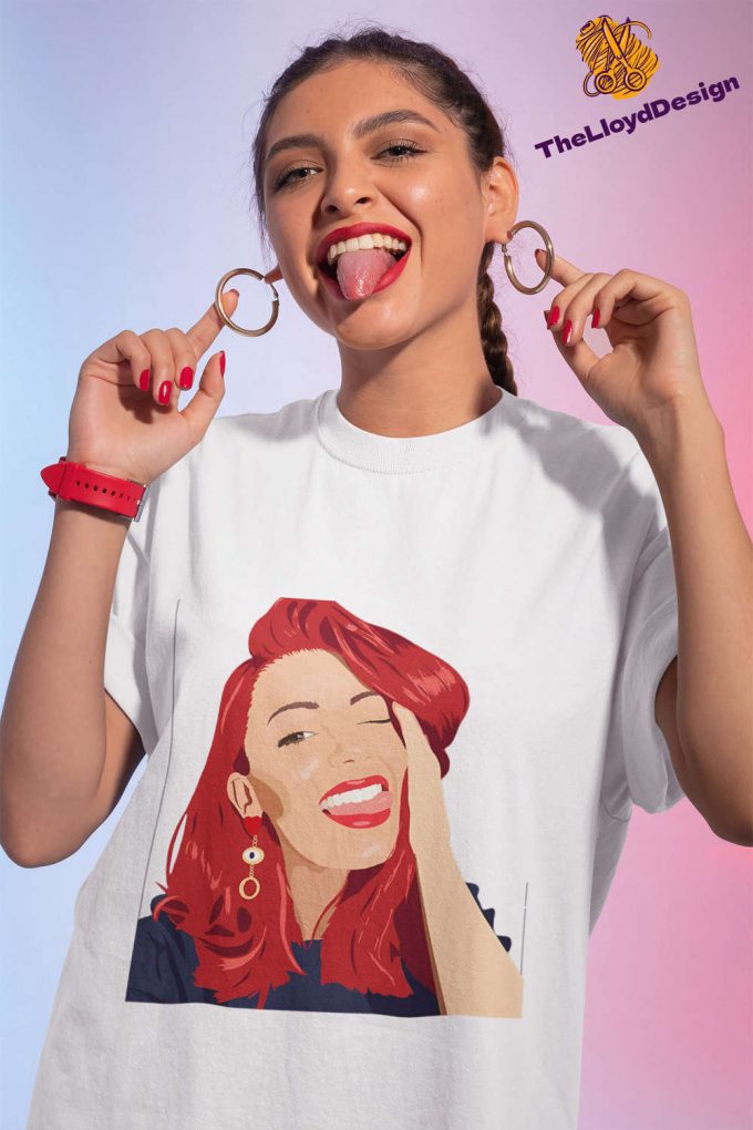 Dianne Buswell T-Shirt: Animated Portrait Unisex Dancer Shirt - Vintage Style Perfect Dancer Gift 2