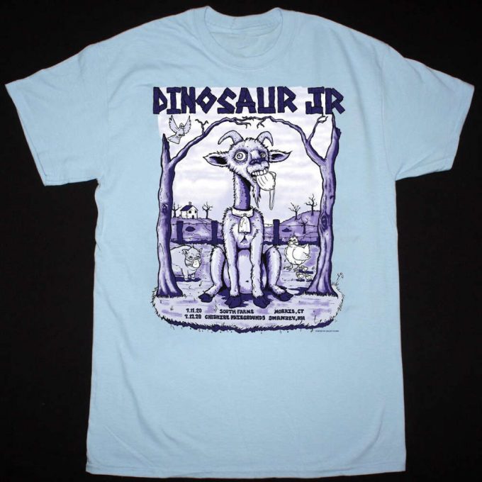 Dinosaur Jr Goat T-Shirt: Unique Stylish Dinosaur And Goat Design 3