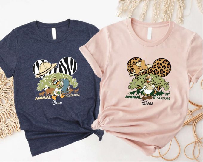 Disney Animal Kingdom Safari Shirts: Mickey Minnie &Amp; Family Trip Tees 2