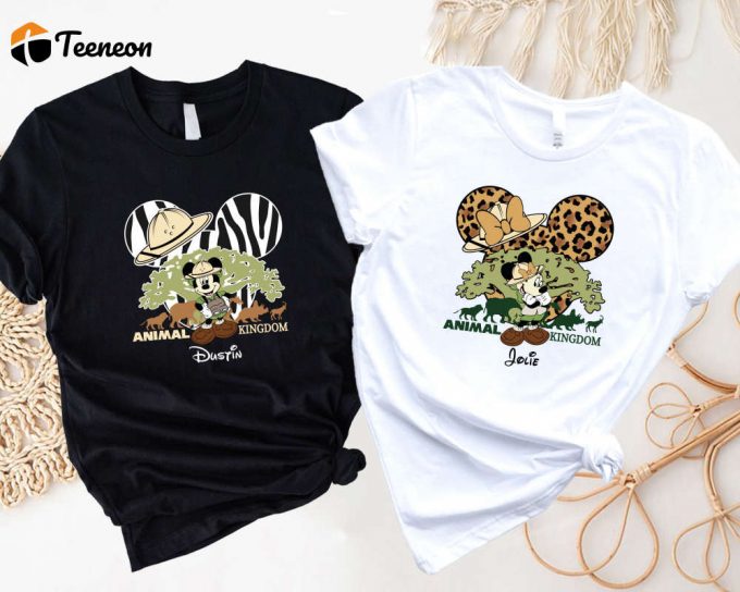 Disney Animal Kingdom Safari Shirts: Mickey Minnie &Amp;Amp; Family Trip Tees 1