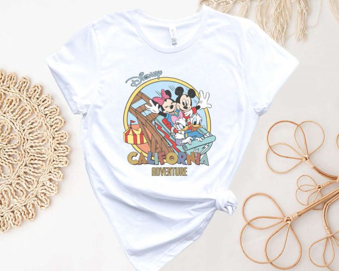 Disney California Adventure Shirt Mickey &Amp; Minnie Disneyland California &Amp; Wdw Disney Vacation Trip 2024 2