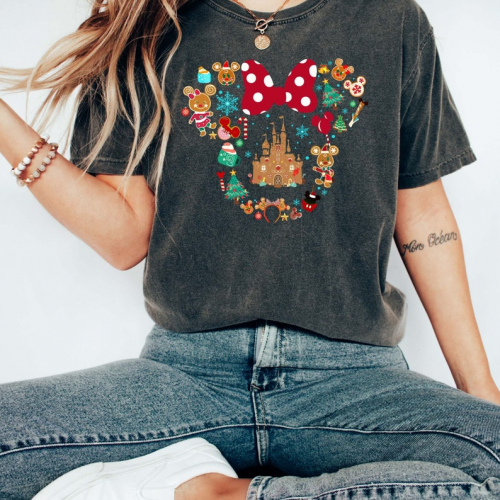 Magical Disney Gingerbread Shirts: Festive Apparel for Disney Lovers!