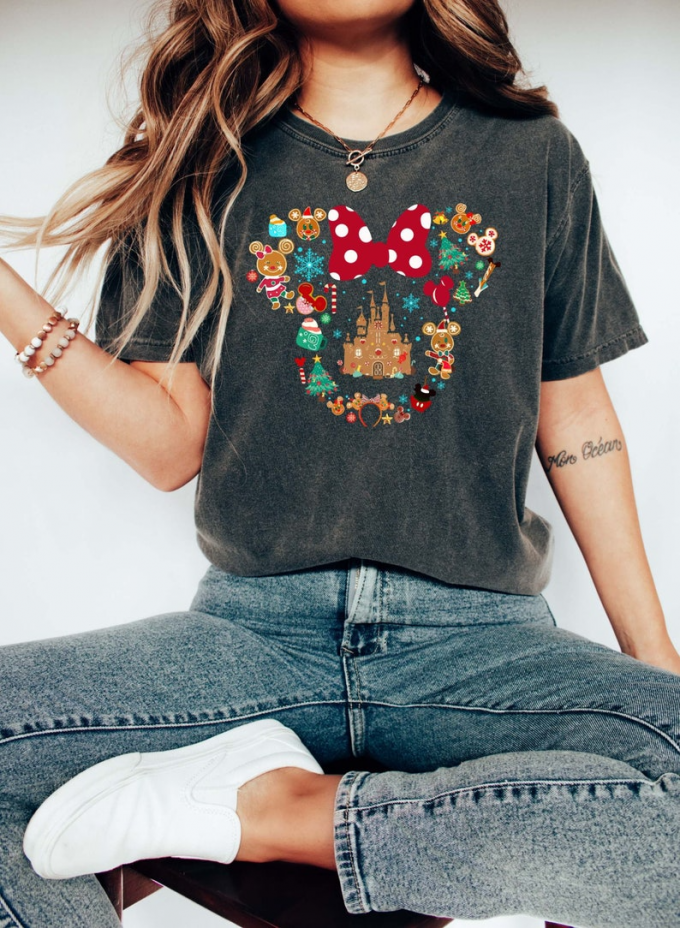 Magical Disney Gingerbread Shirts: Festive Apparel For Disney Lovers! 2