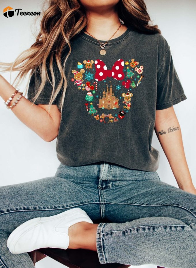 Magical Disney Gingerbread Shirts: Festive Apparel For Disney Lovers! 1