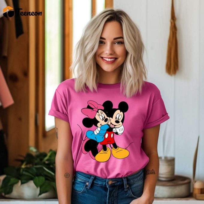 Disney Minnie Mickey Shirt Besties Sweater Disneyland Tee &Amp;Amp; More – Vintage Mickey And Minnie Couples T-Shirt 1