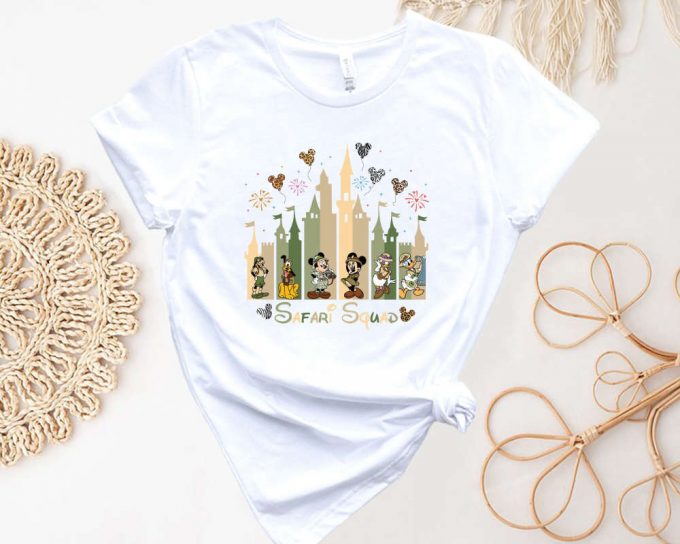 Disney Safari Castle Shirt - Mickey Safari Friends Matching Squad Family &Amp; Group Vacation 2