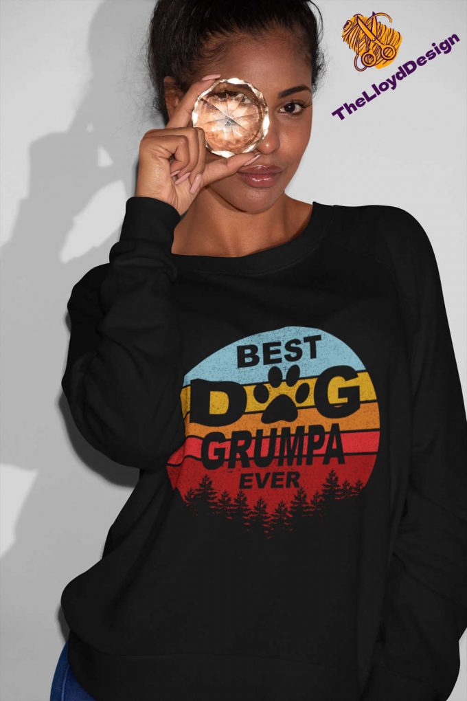 Vintage Dog Lover Shirt - Best Grumpa Gift Unisex T-Shirt Dog Lover Gifts 2