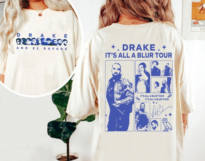 Get Your Official Drake It S All A Blur Tour 2023 Shirt Now - Limited Edition! 2