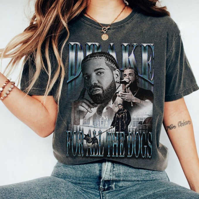 Drake Rapper Dog Retro Vintage Shirt: Stylish And Nostalgic Apparel For Fans 2