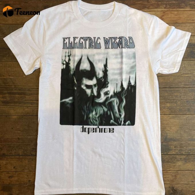 Vintage Electric Wizard Dopethrone T-Shirt: Heavy Metal Band 90S Rock 1