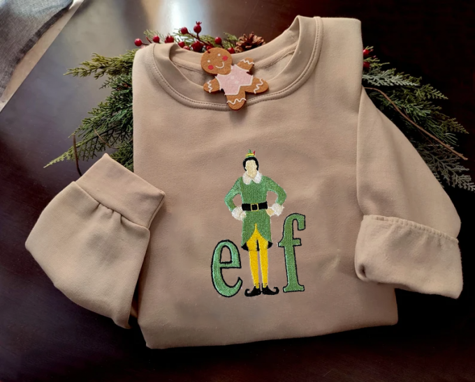 Stylish Elf Embroidered Sweatshirt - Perfect Gift For Men &Amp; Women, Gift For Men Women 2