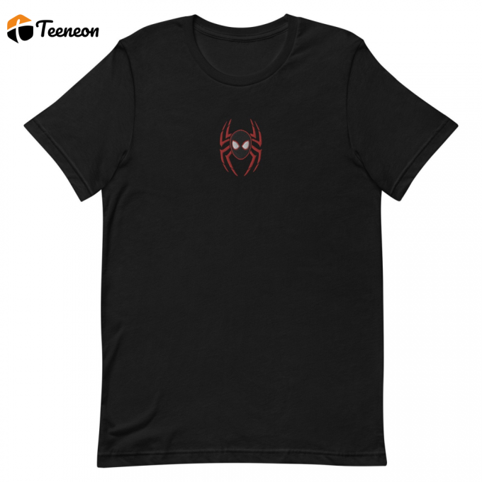 Stylish Embroidered Miles Morales Unisex Shirt: Show Your Love For Spider-Man!