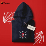 Get Rockin Style with Embroidered Spider-Punk FNSM Unisex Hoodie Sweashirt Shirt