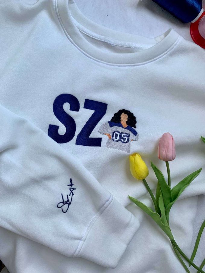 Sza Inspired Embroidered Shirt: Unique And Stylish Apparel For Trendsetters, Gift For Men Women 3